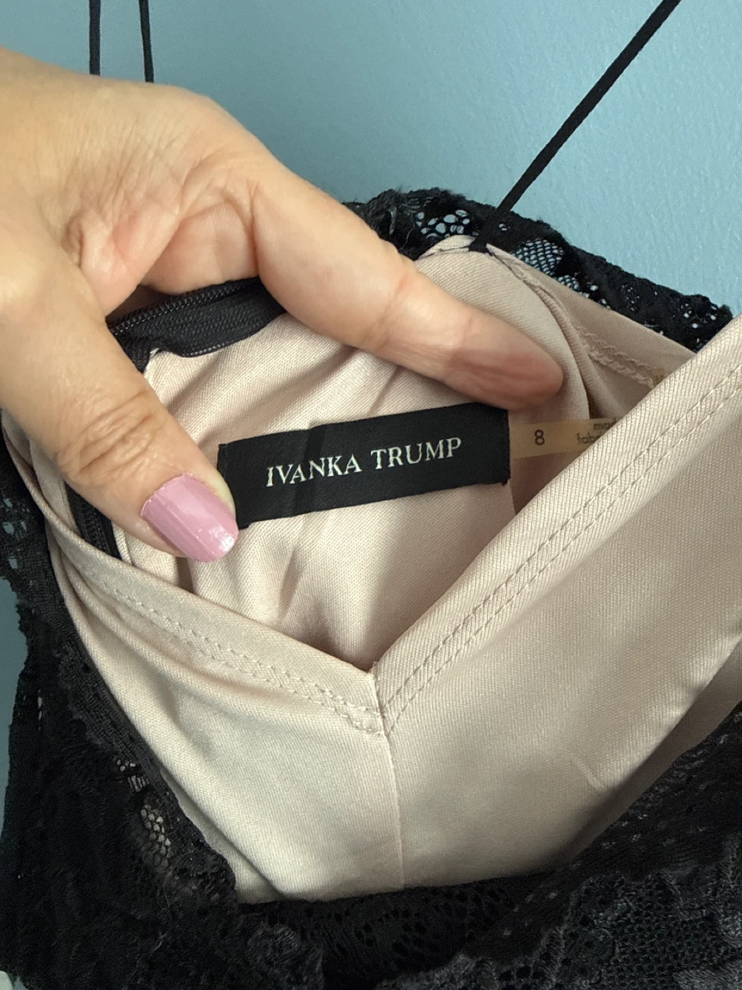 Ivanka Trump Black Lace Dress Size 8 - photo 2