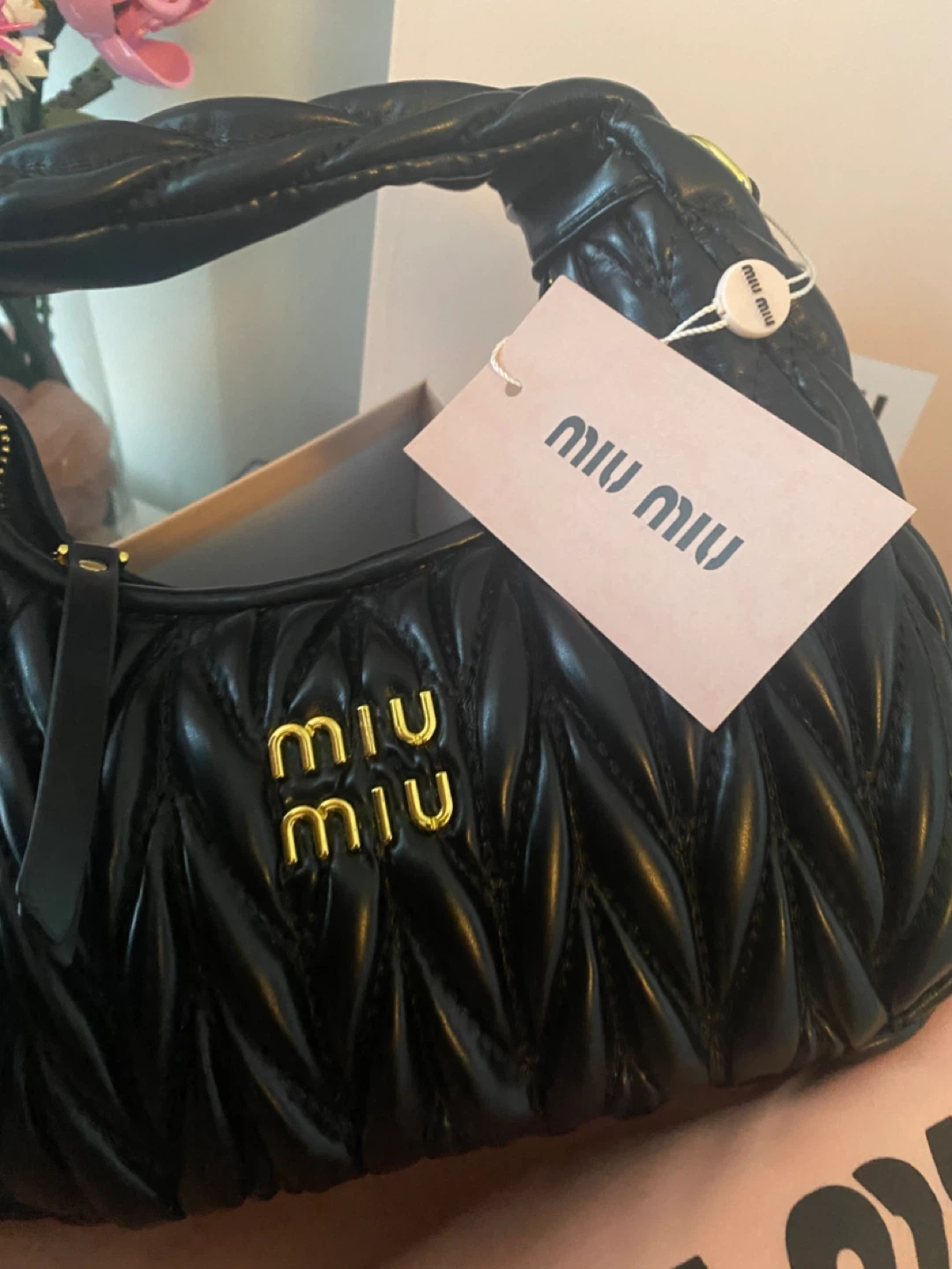 Black Quilted Leather Hobo Bag - photo 5