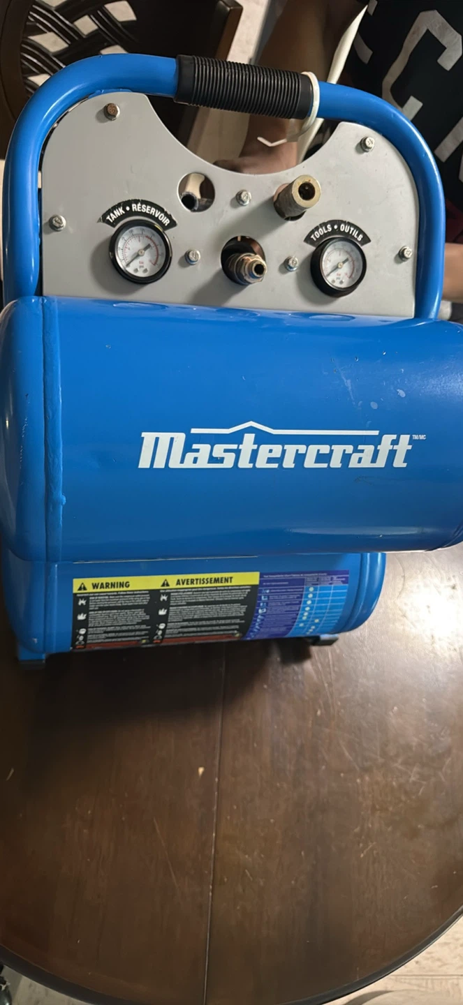 Mastercraft Blue Air Compressor