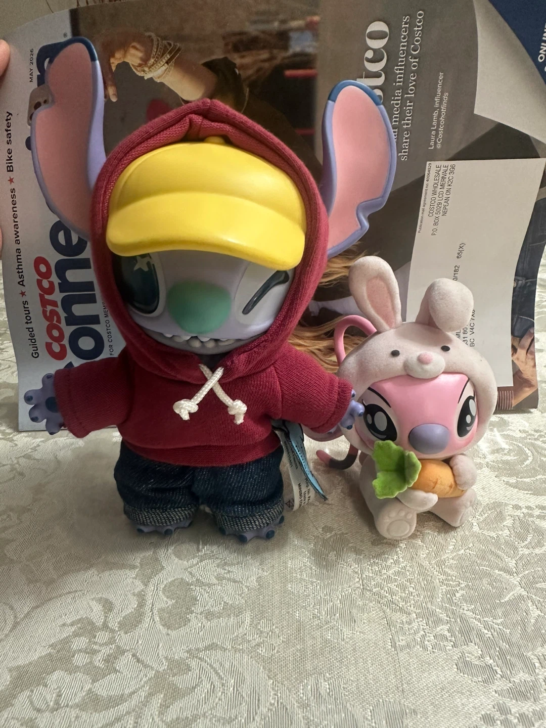 Stitch GenZ Vinyl Keychain & Angel Figure