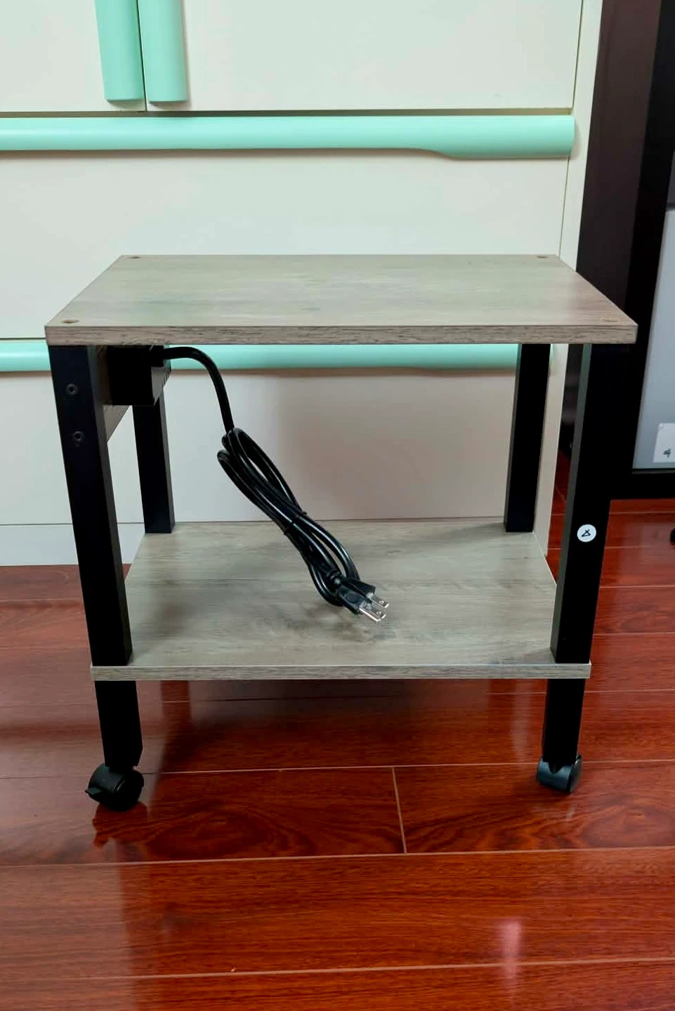 2-Tier Under the desk Printer Stand with Charging Station