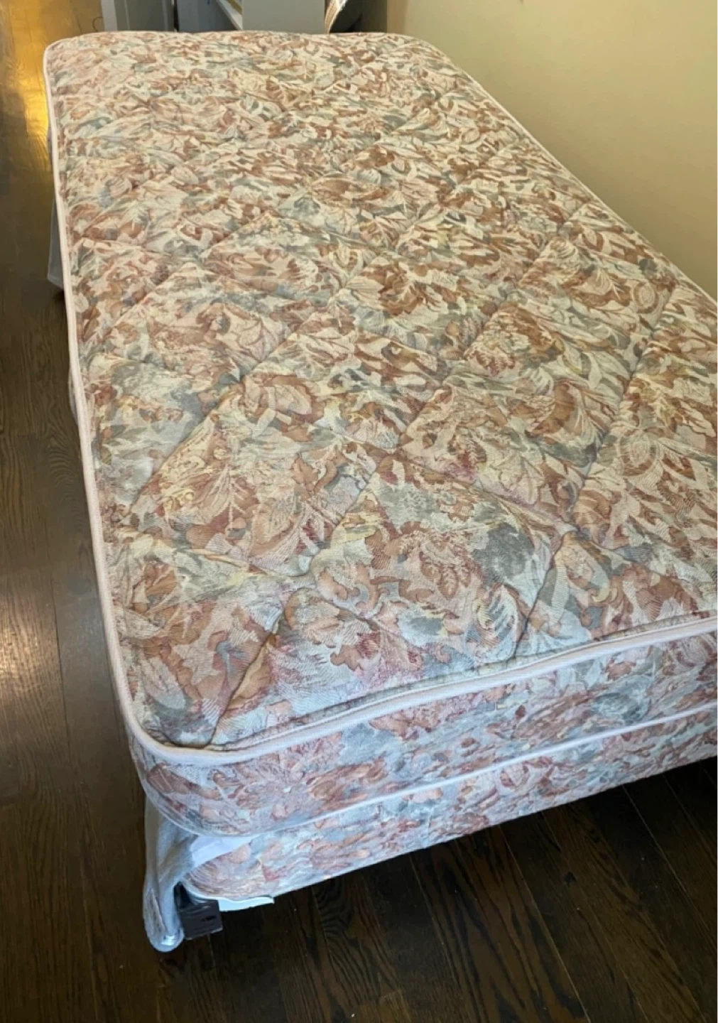 Twin bed mattress , box spring, and frame all included. - photo 5