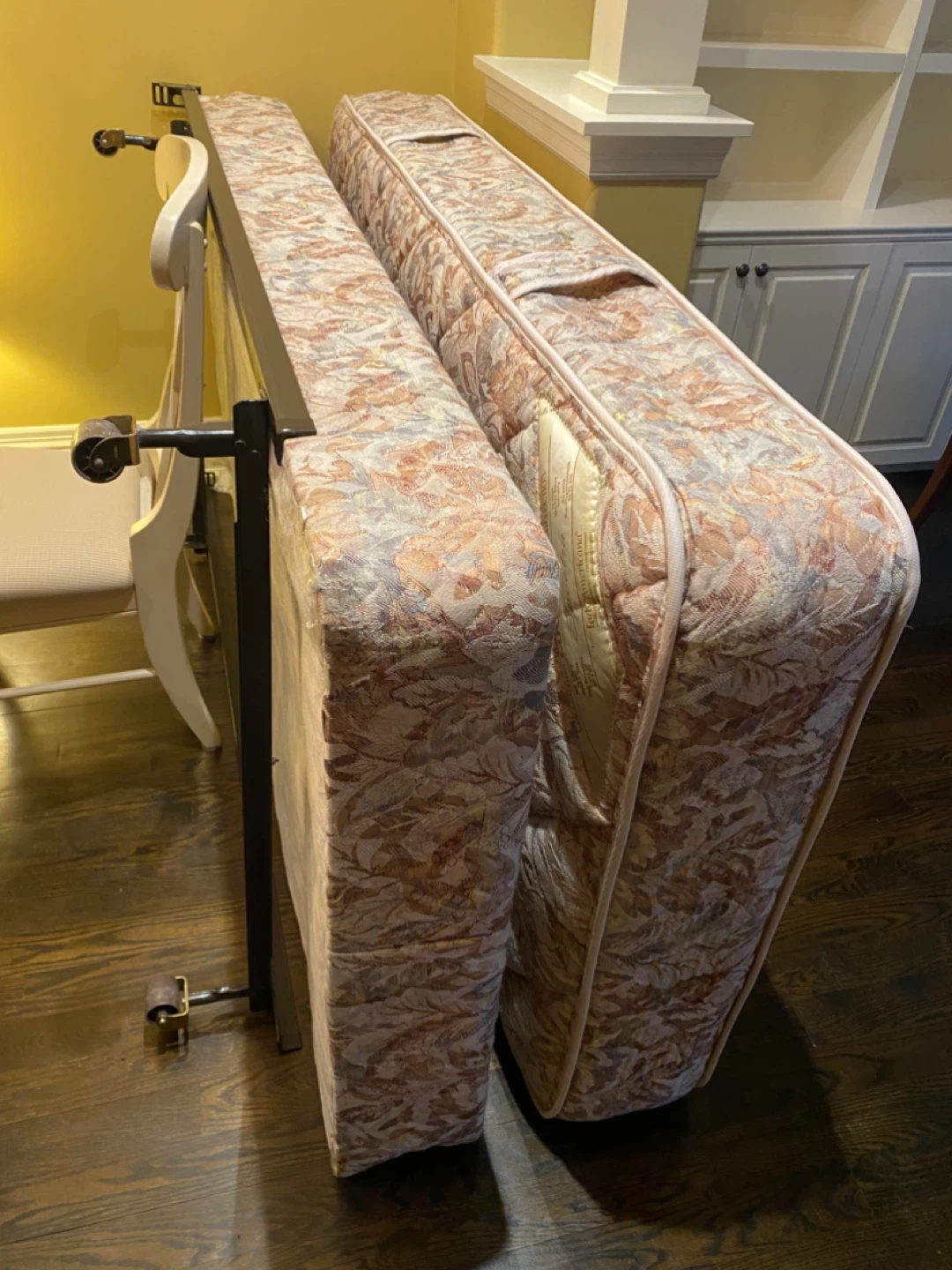 Twin bed mattress , box spring, and frame all included. - photo 3