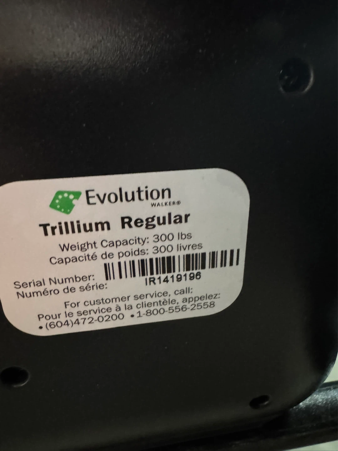 Evolution Trillium Regular Walker with Seat - photo 3