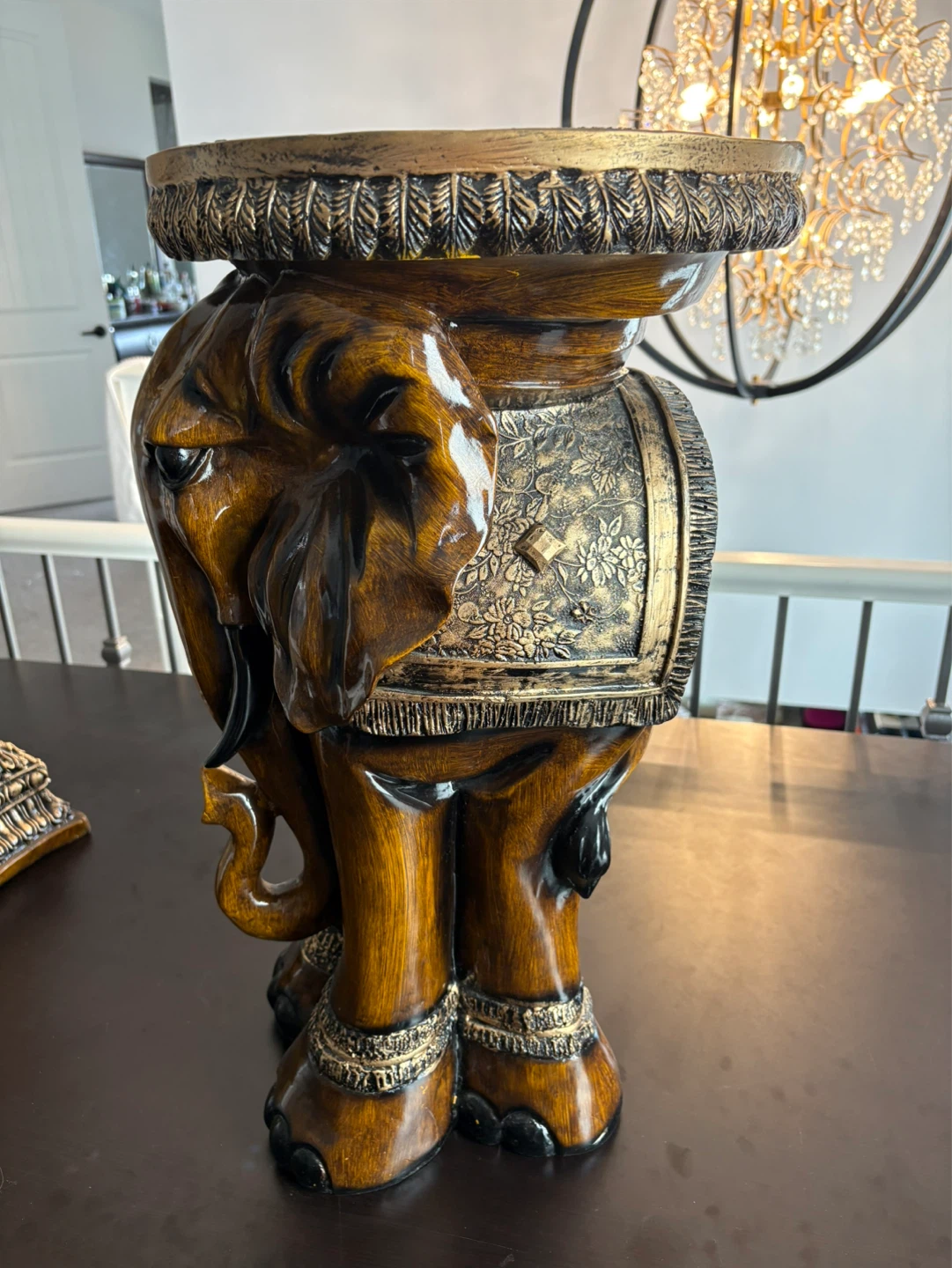 Decorative Elephant Side Table - photo 3