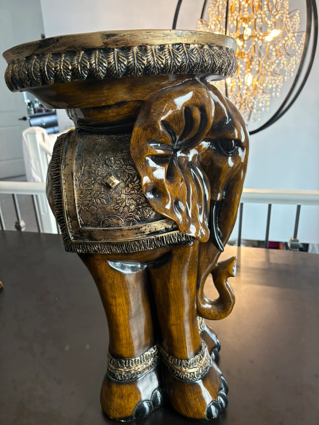 Decorative Elephant Side Table - photo 2