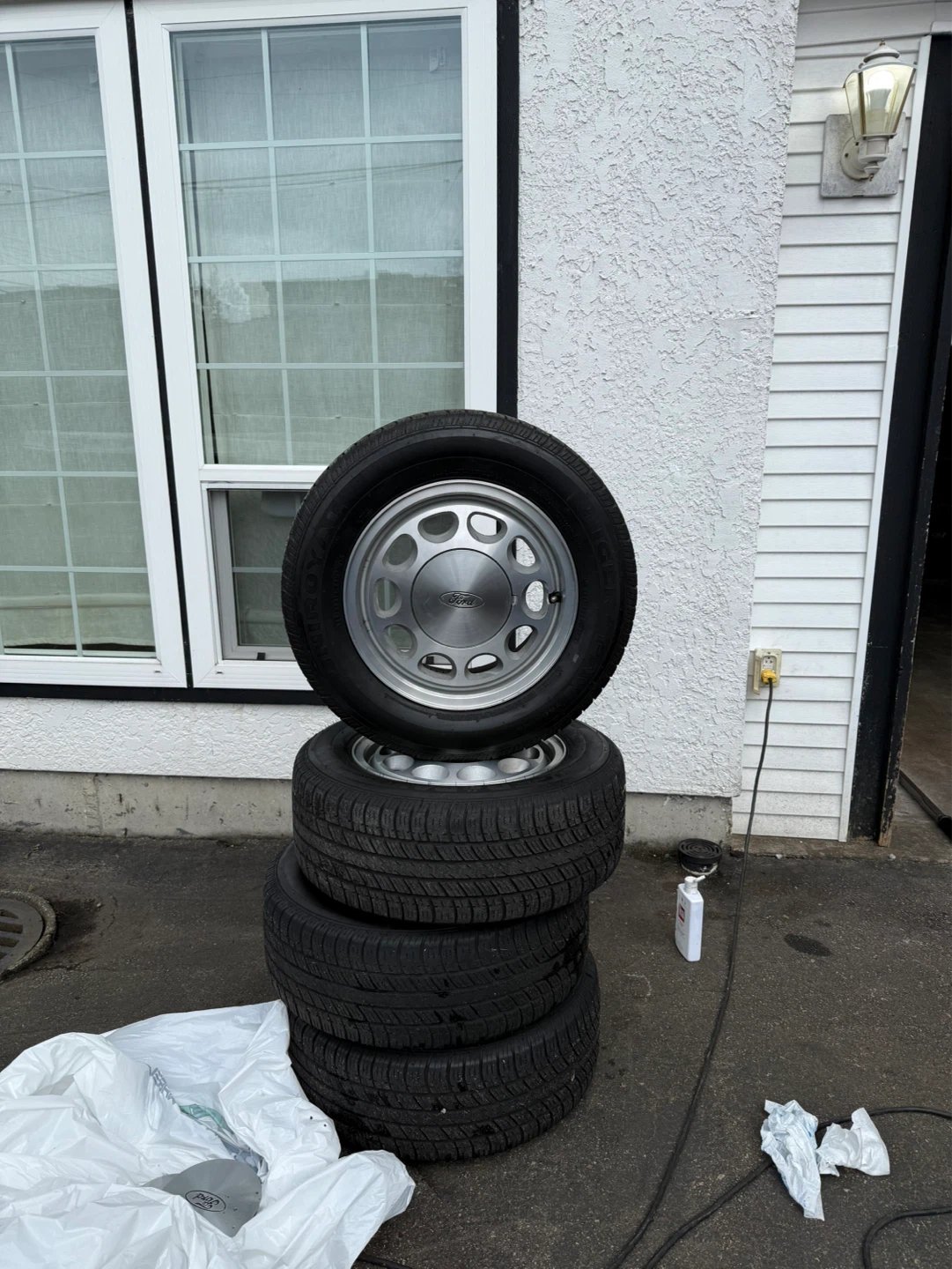 Ford Tires (Set of 4) with Rims