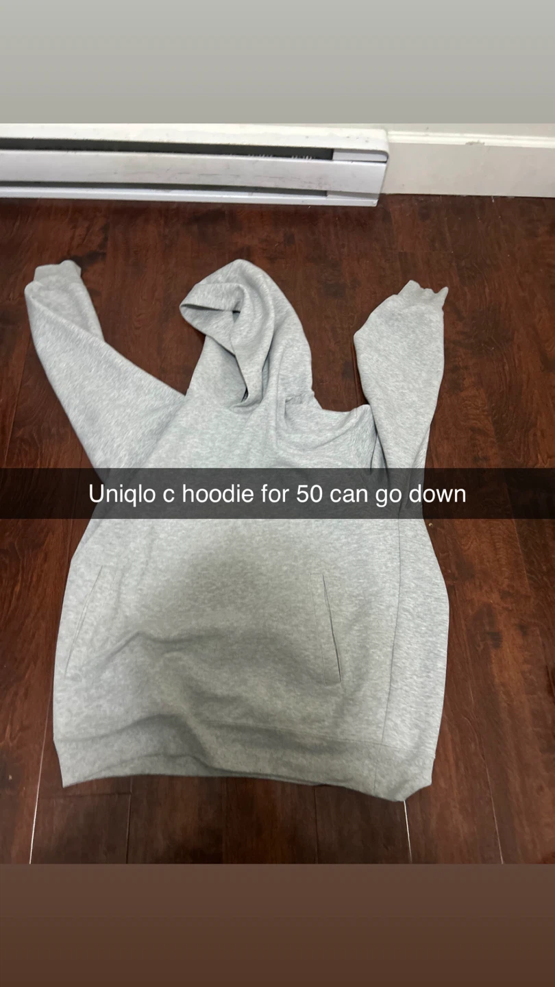 Uniqlo C Hoodie Grey Size L/G
