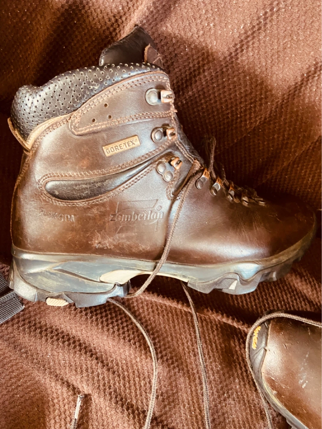Zamberlan Brown Leather Hiking Boots Gore-Tex Vibram Sole - photo 3