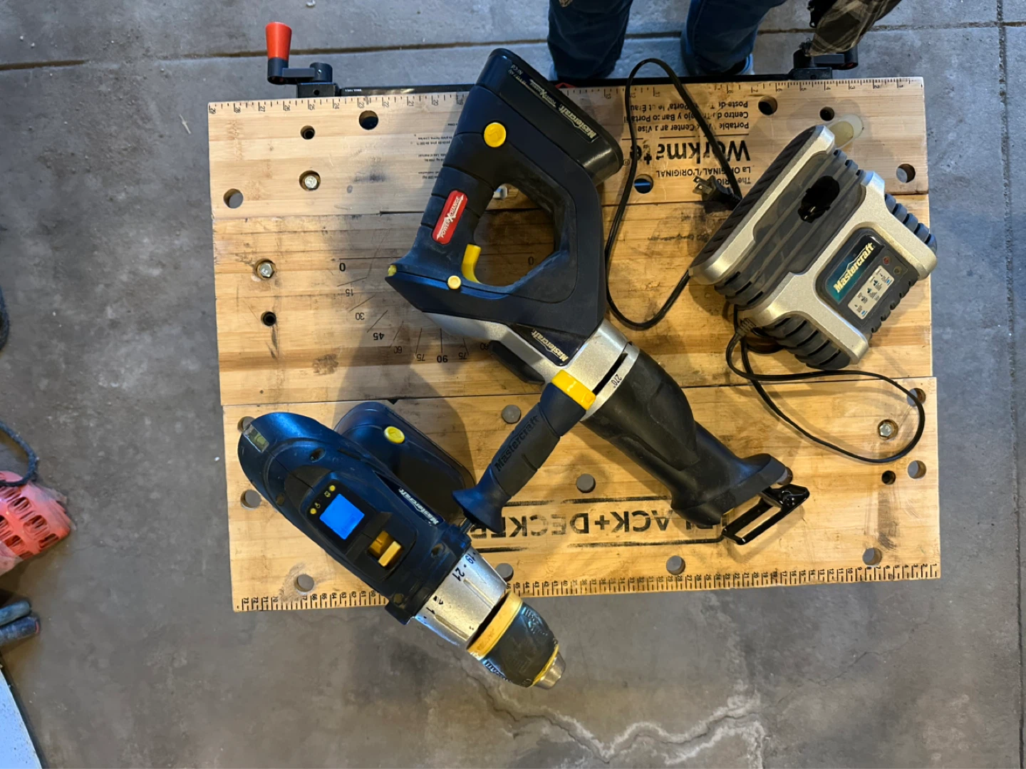 Master Craft Cordless Drill with Handle and Reciprocating Saw - photo 3