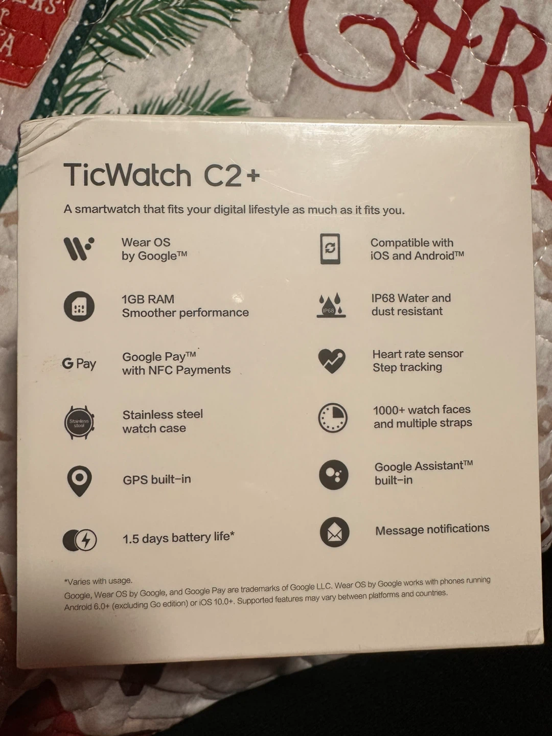 TicWatch C2+ Smartwatch Onyx - photo 3
