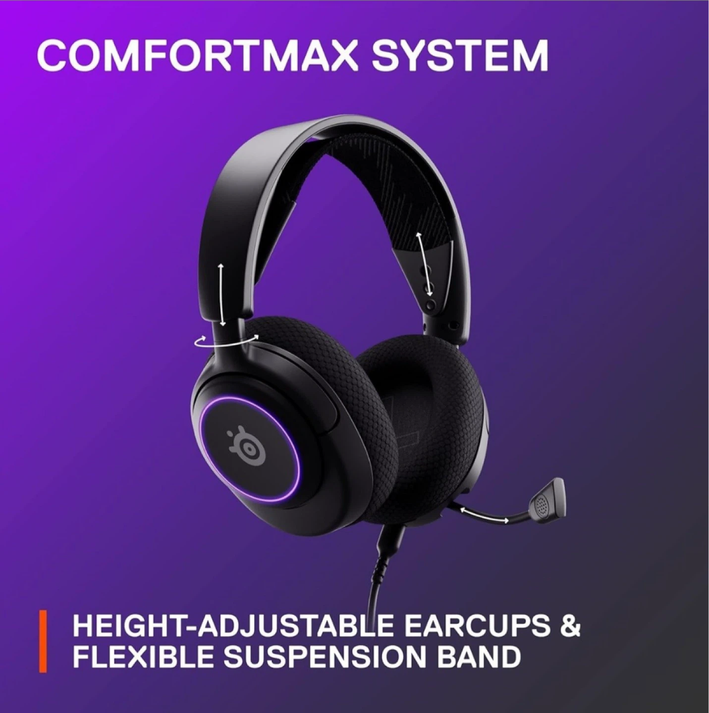 SteelSeries Arctis Nova 3 Gaming Headset – Like New - photo 2