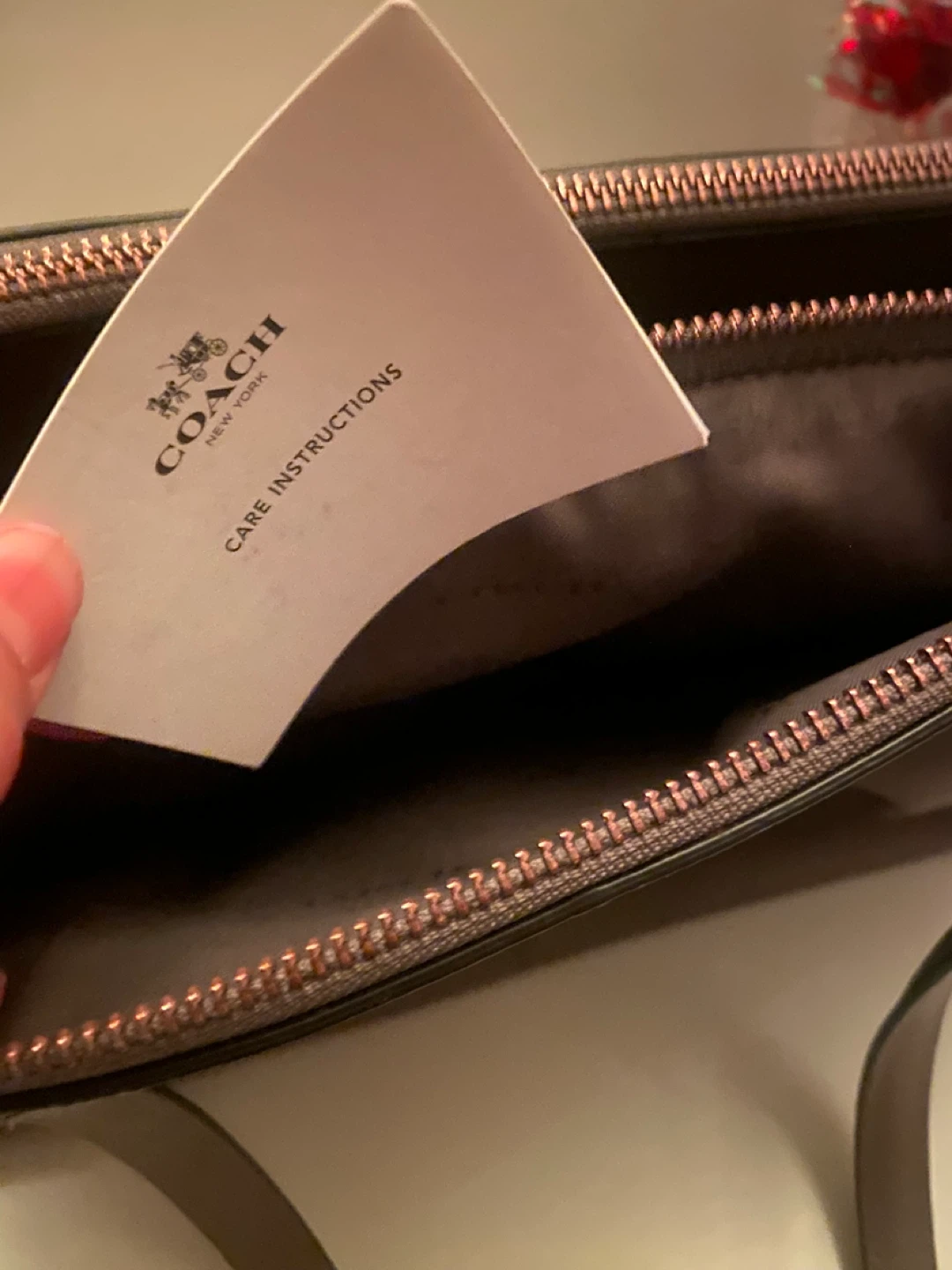 Coach leather bag - photo 5