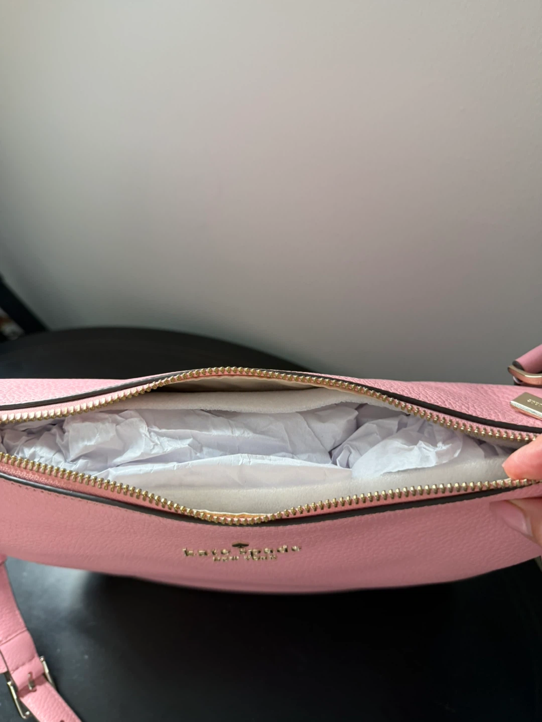 Kate Spade Emma Large Crossbody Pink Leather Shoulder Bag - photo 5