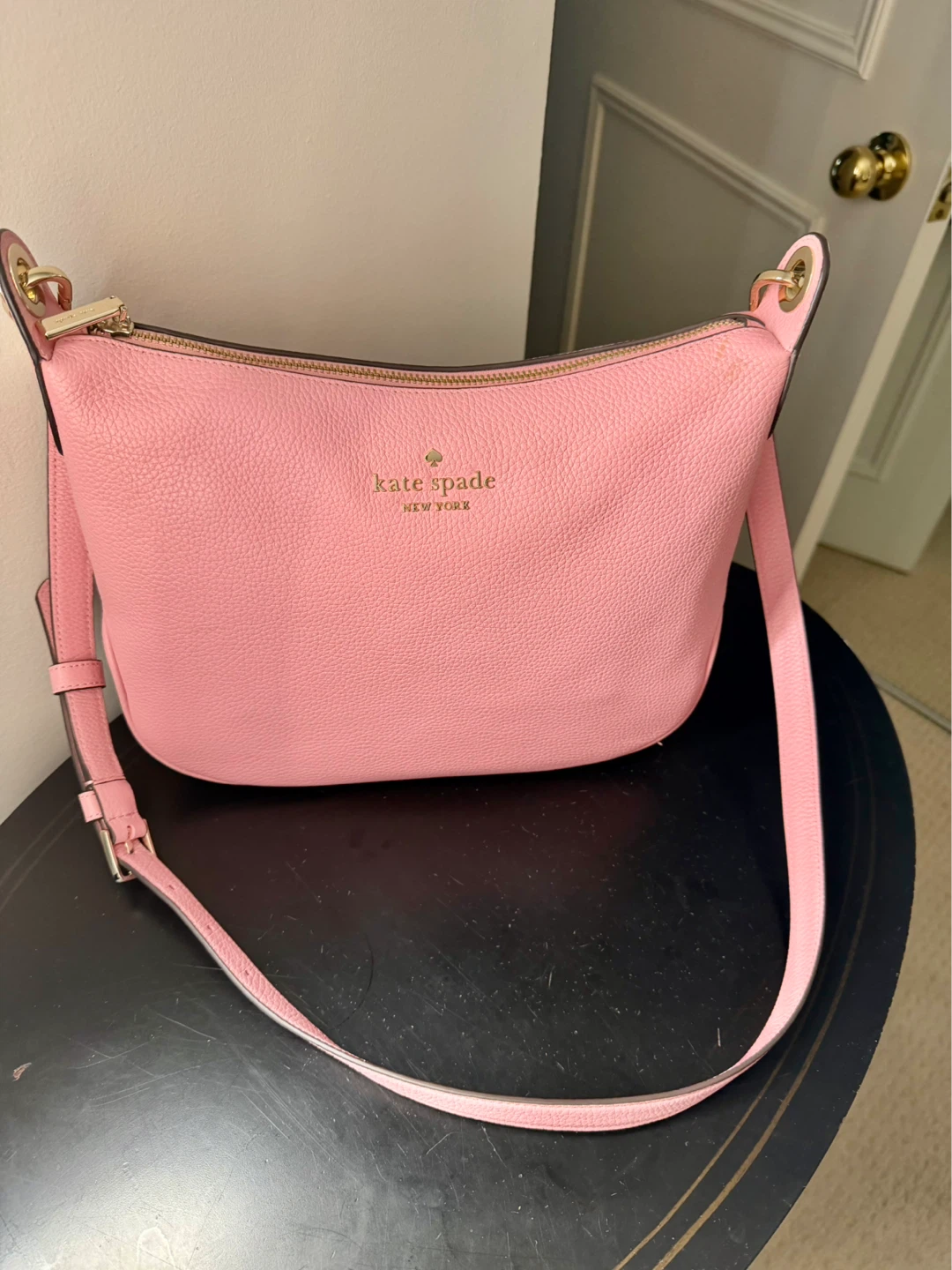 Kate Spade Emma Large Crossbody Pink Leather Shoulder Bag - photo 2