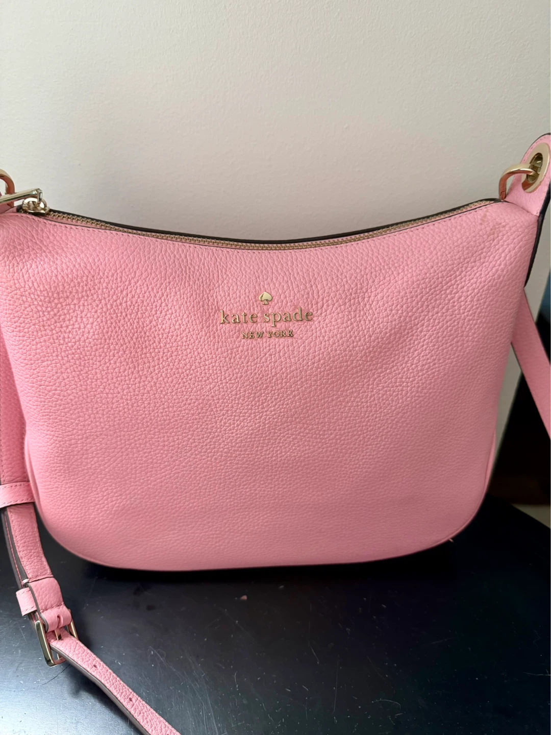 Kate Spade Emma Large Crossbody Pink Leather Shoulder Bag - photo 4