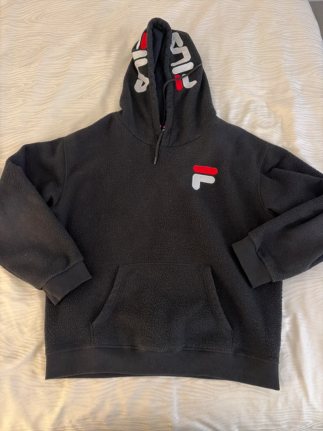 Fila Fusion Sherpa Hoodie XL Black