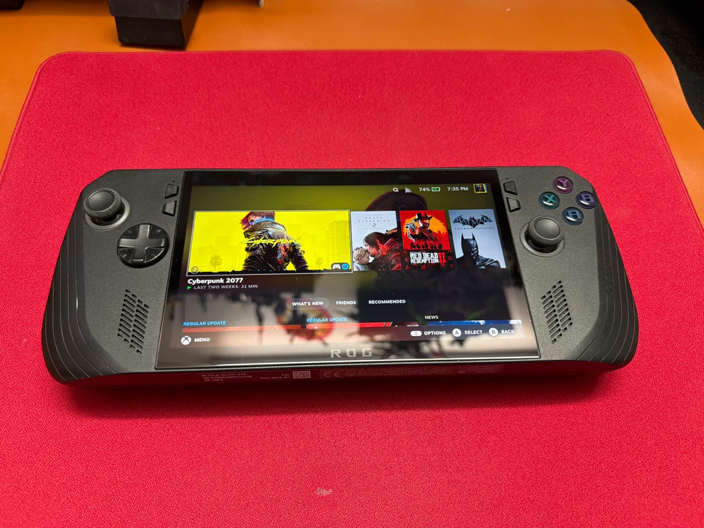 1 TB ASUS ROG Ally Handheld Gaming PC