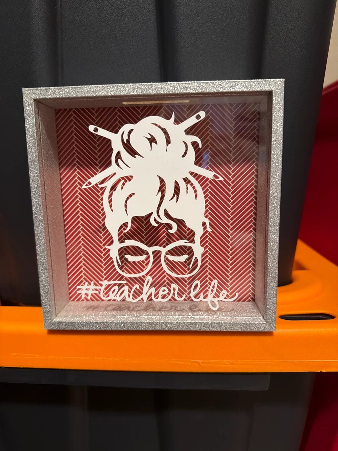 Decorative Box Sign #Teacher Life - photo 2