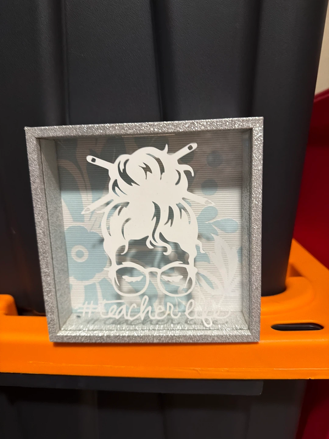 Decorative Box Sign #Teacher Life - photo 3