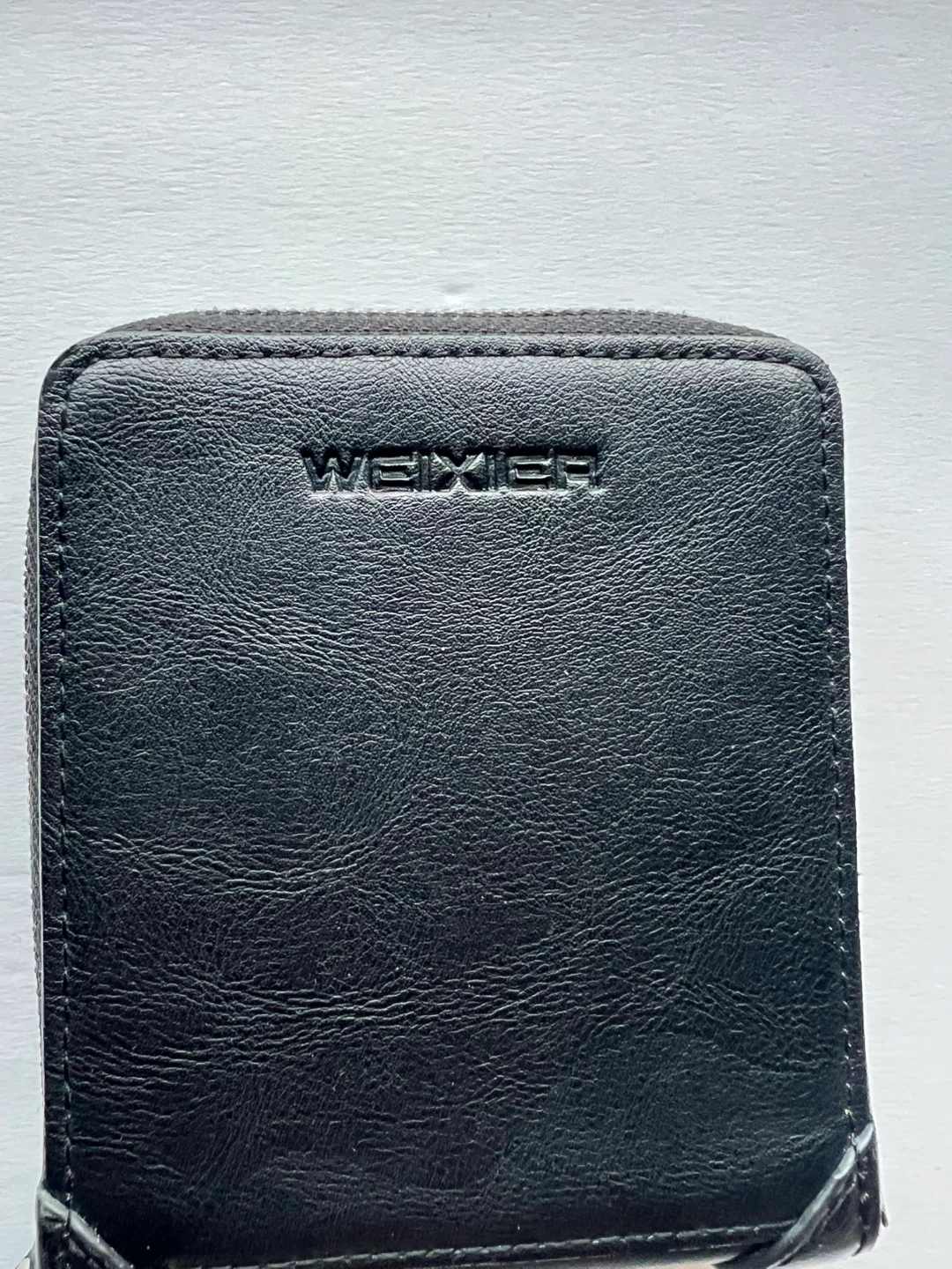 Weixier Black Zipper Wallet