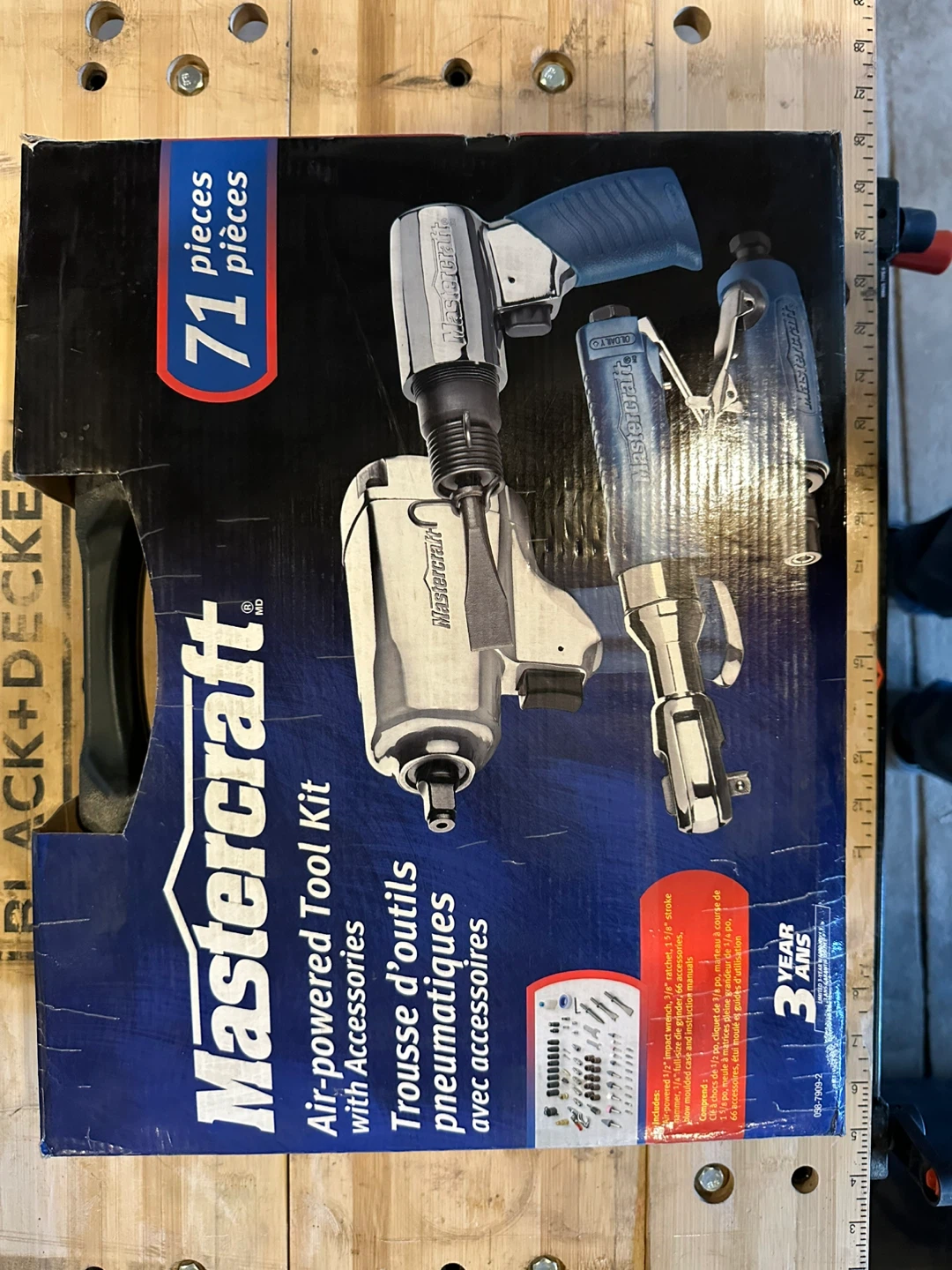 Mastercraft Air-powered Tool Kit with Accessories