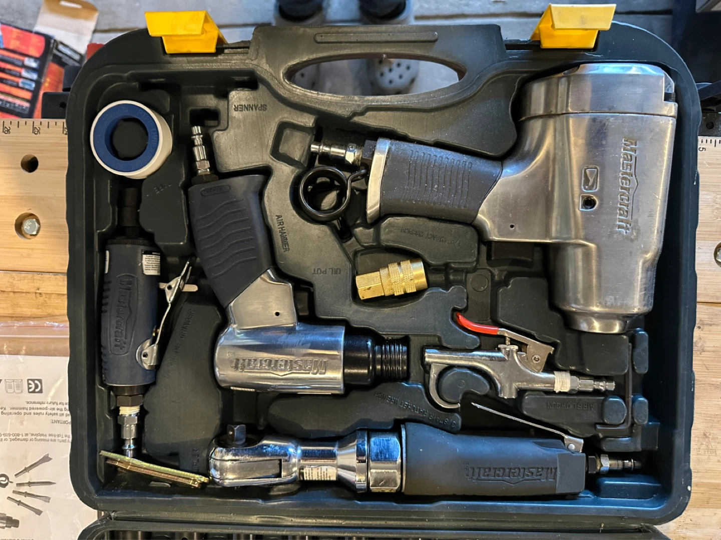 Mastercraft Air-powered Tool Kit with Accessories - photo 5