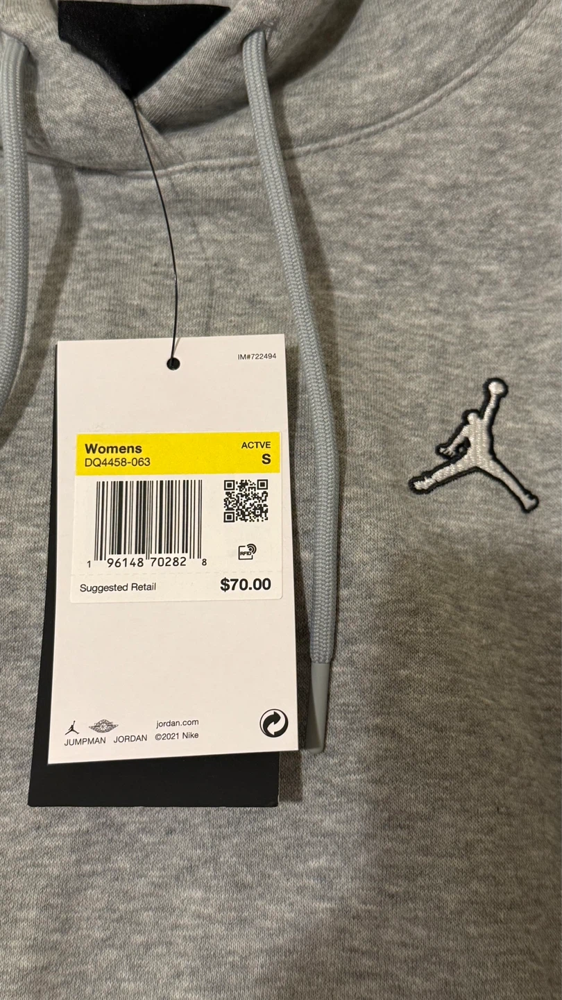 Jordan Women's Grey Hoodie - Size S - photo 3
