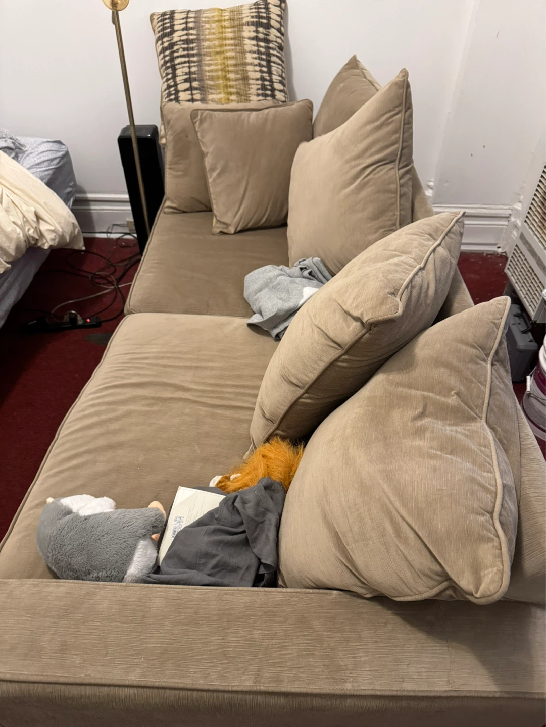 Light Brown Sectional Sofa