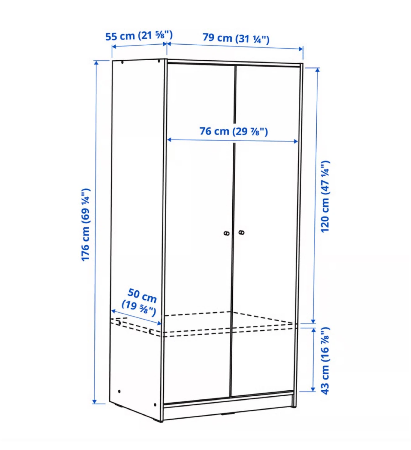 IKEA KLEPPSTAD Wardrobe - photo 2