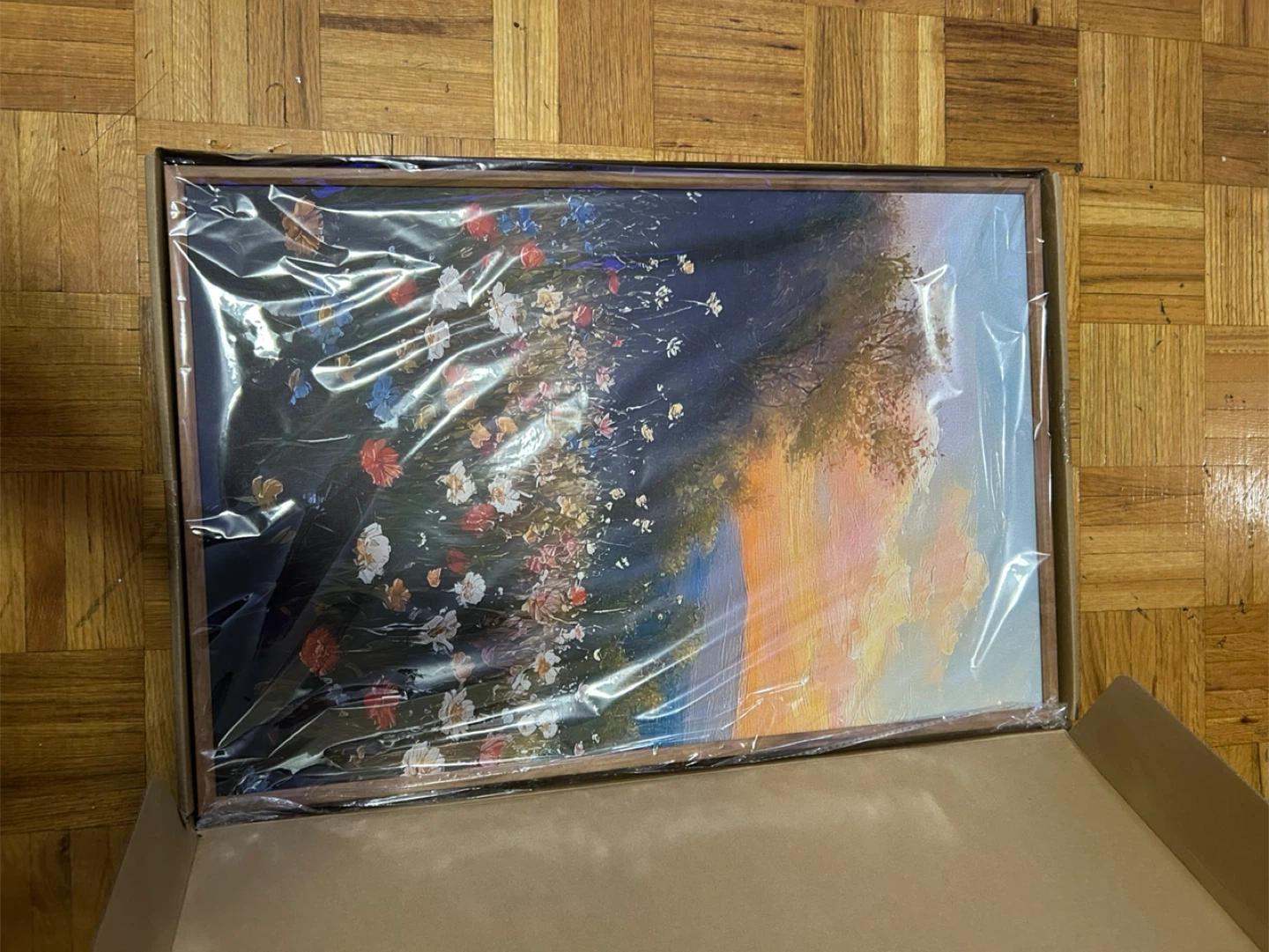 3 PC Framed Wildflower Meadow Wall Art (Total:  24”H x 48”W) - photo 2
