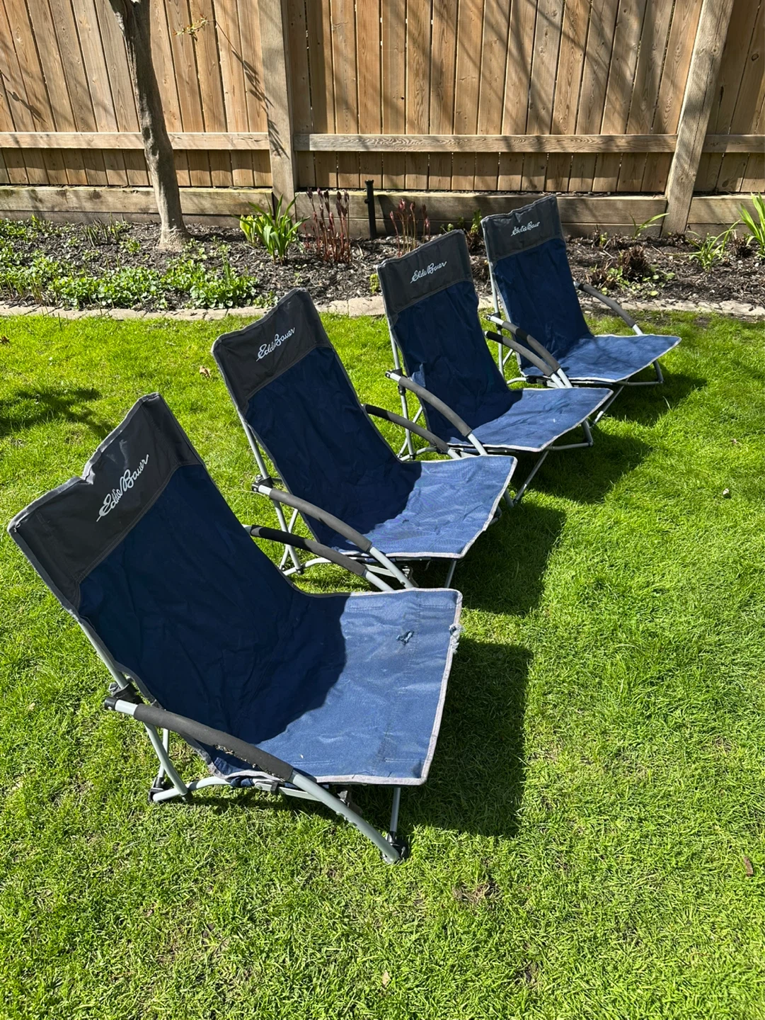 Eddie Bauer Camp/Beach Chairs (4)