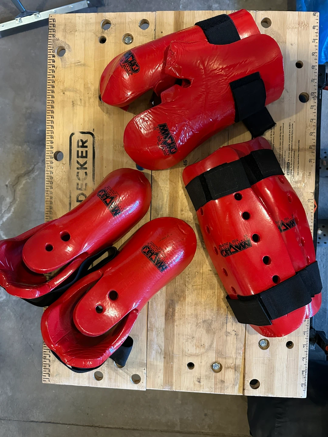Red Martial Arts Sparring Gear Set - photo 2