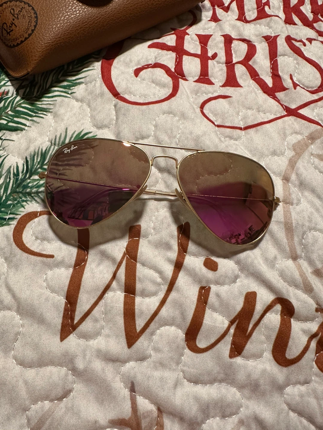 Ray-Ban Aviator Sunglasses with Case