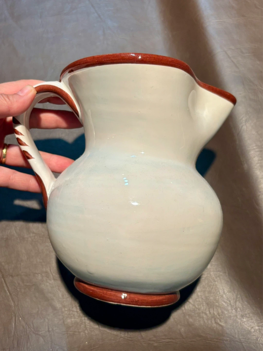 Vintage Italian Ceramic Pitcher - photo 3