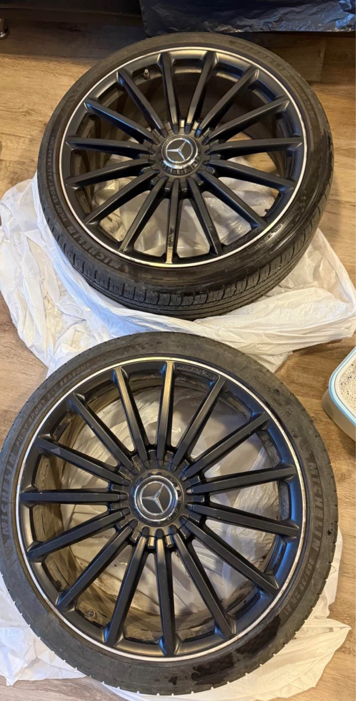 OEM 21” AMG Rims + Brand New Tires – GLB 2021 - photo 3