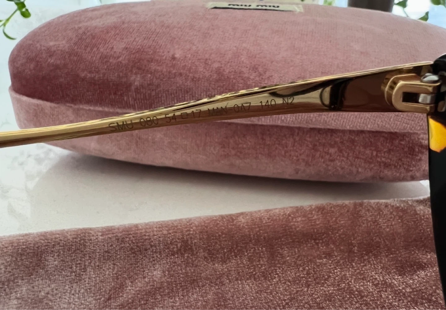Miu Miu Sunglasses Cat Eye Tortoiseshell SMU 080 - photo 5