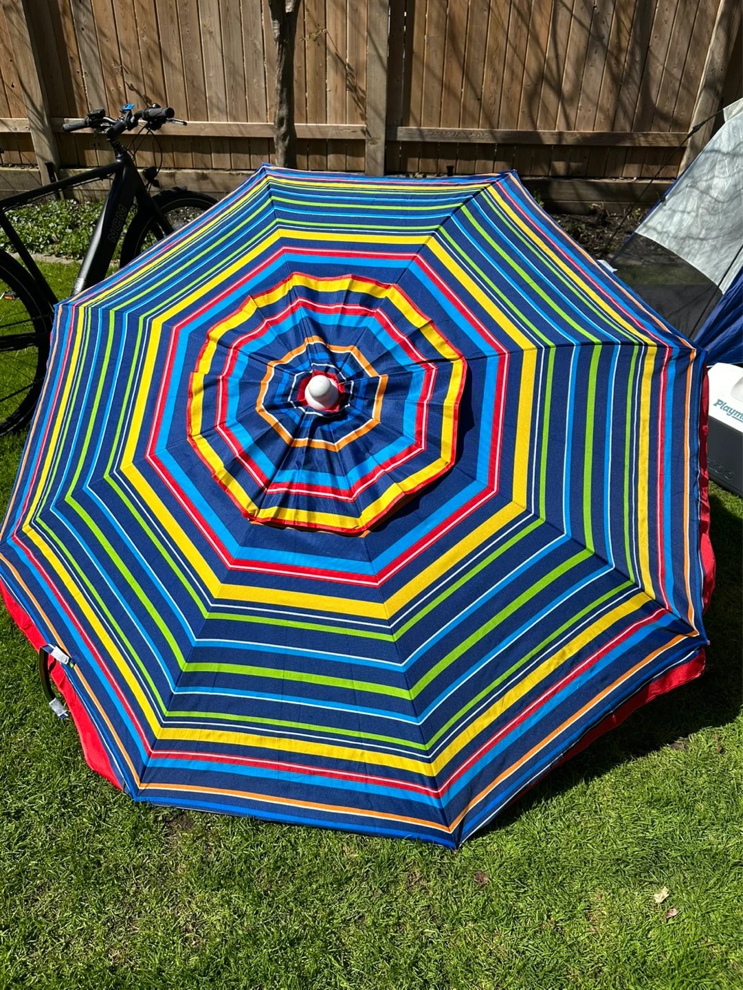 Beach Umbrella with Anchor