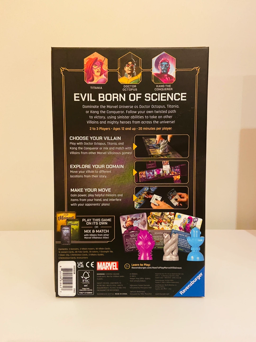 Marvel Villainous Twisted Ambitions Board Game - photo 2