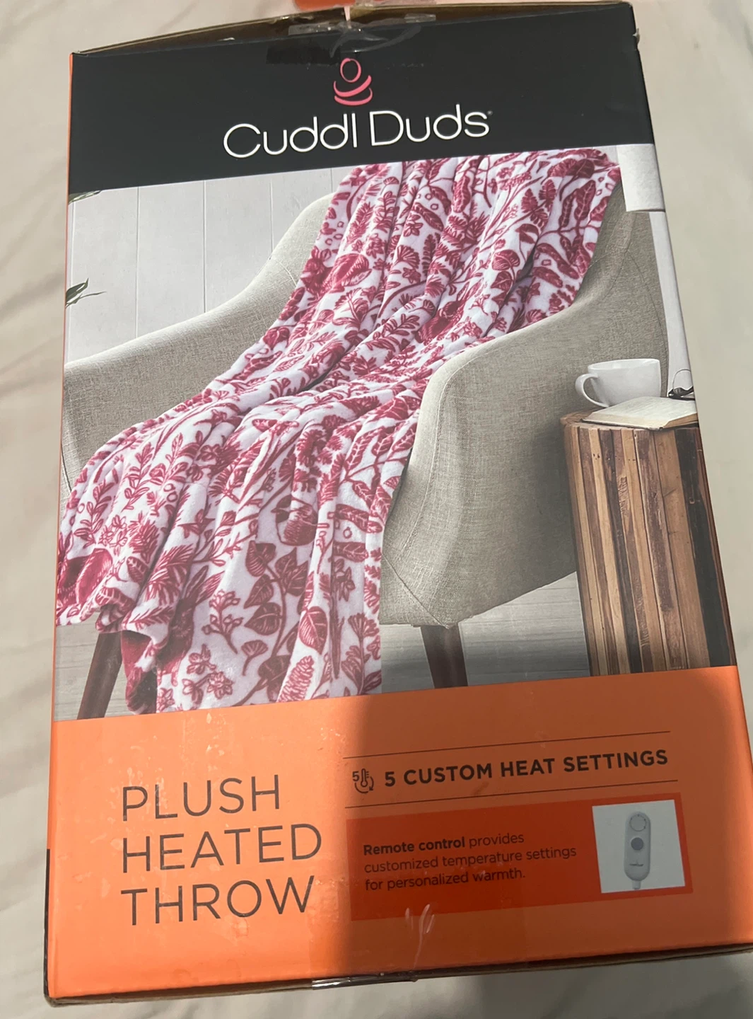Cuddl Duds Plush Heated Throw Blanket - photo 2