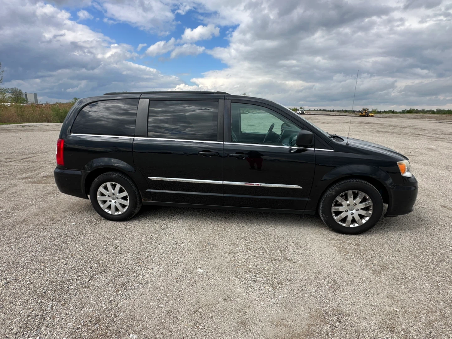 Black Chrysler Town & Country Minivan
