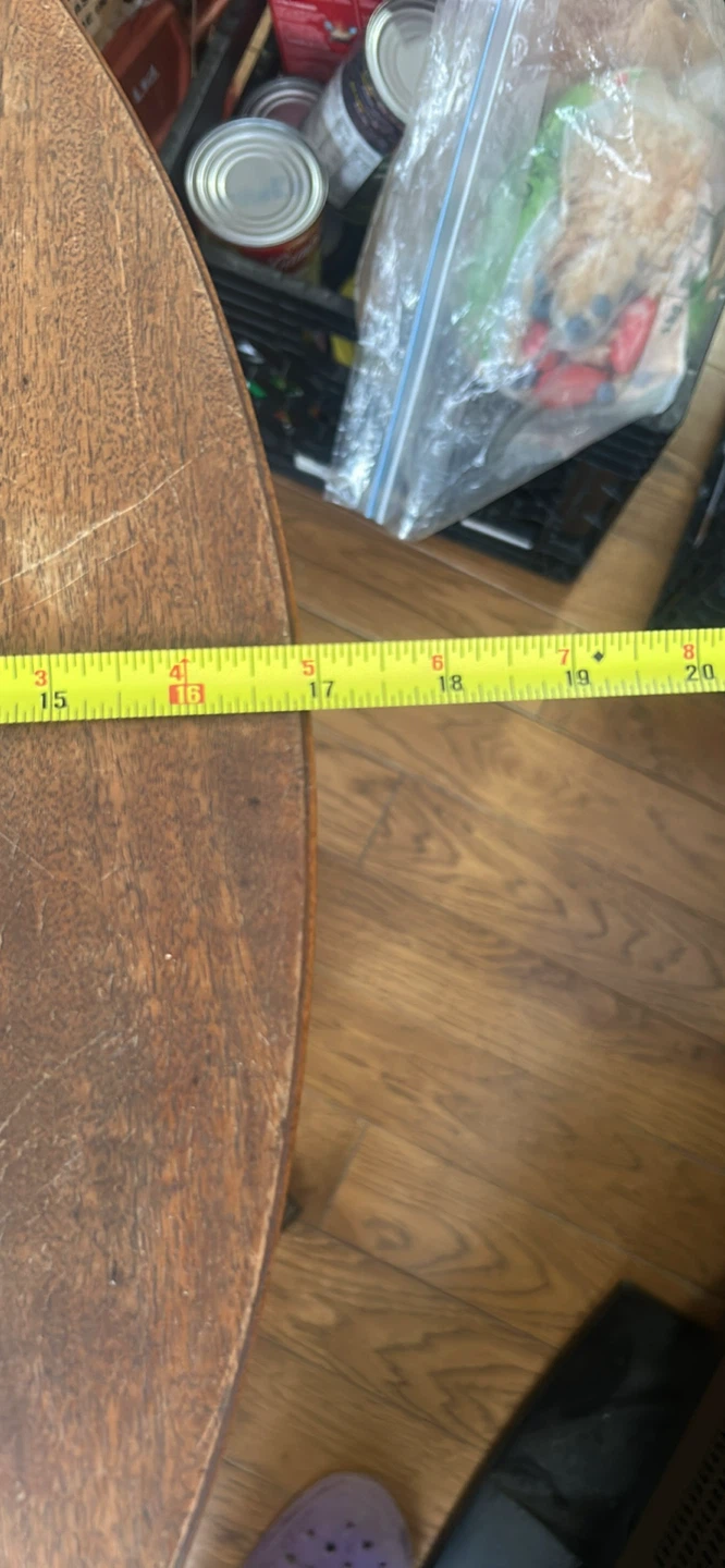 Vintage Wooden Pedestal Table. - photo 5