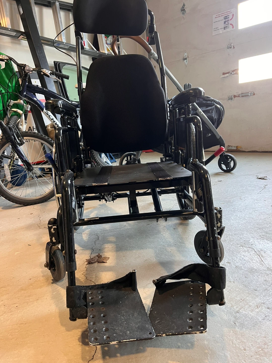Black Manual Wheelchair