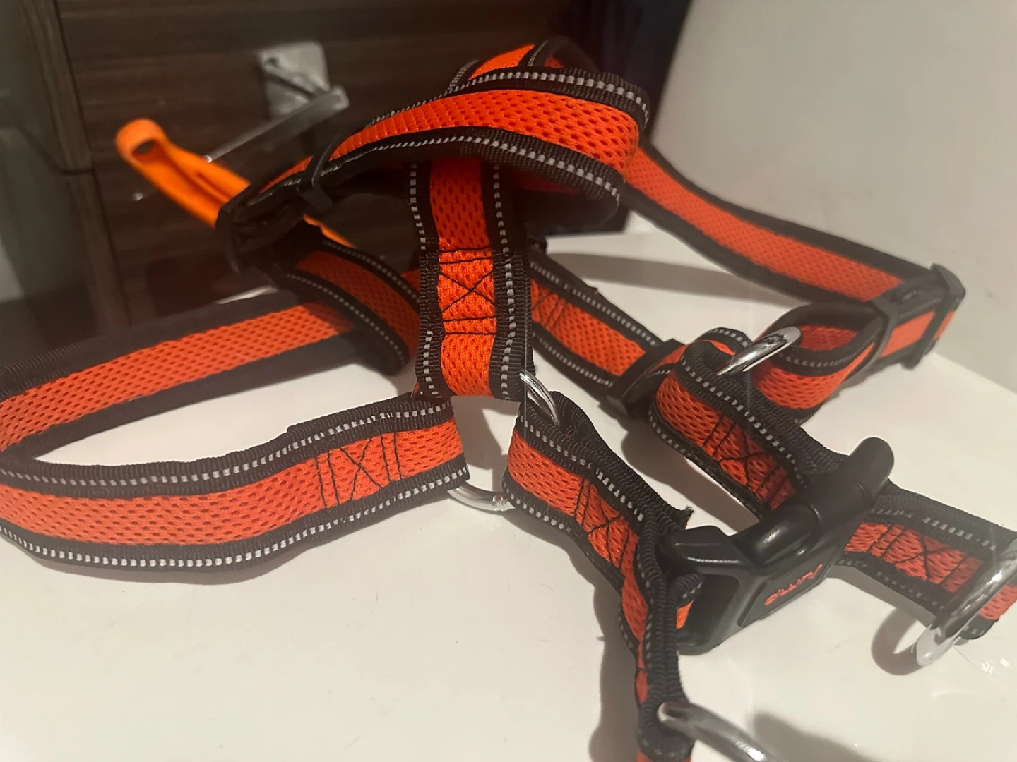 Hurta Dog Harness L Orange