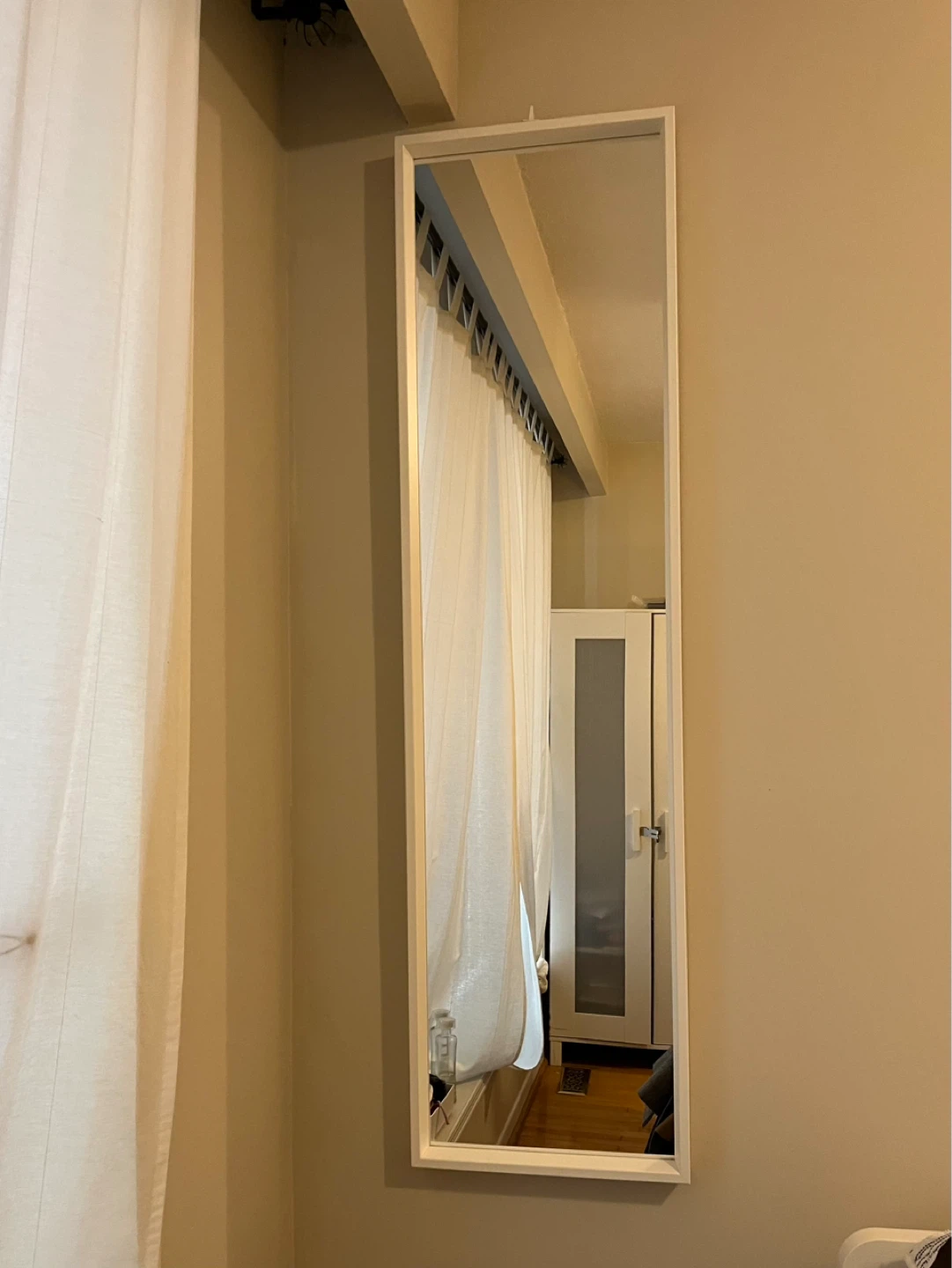 IKEA NISSEDAL Mirror, White, 40x150 cm - photo 4
