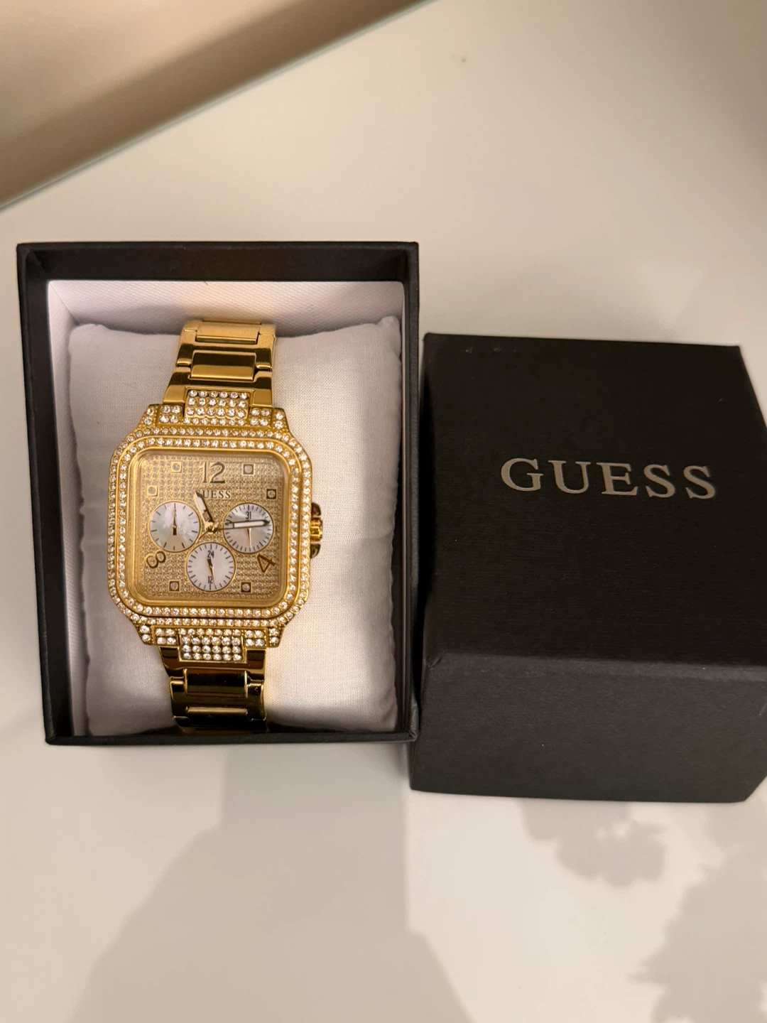 Guess Women's Gold Crystal Watch - photo 2
