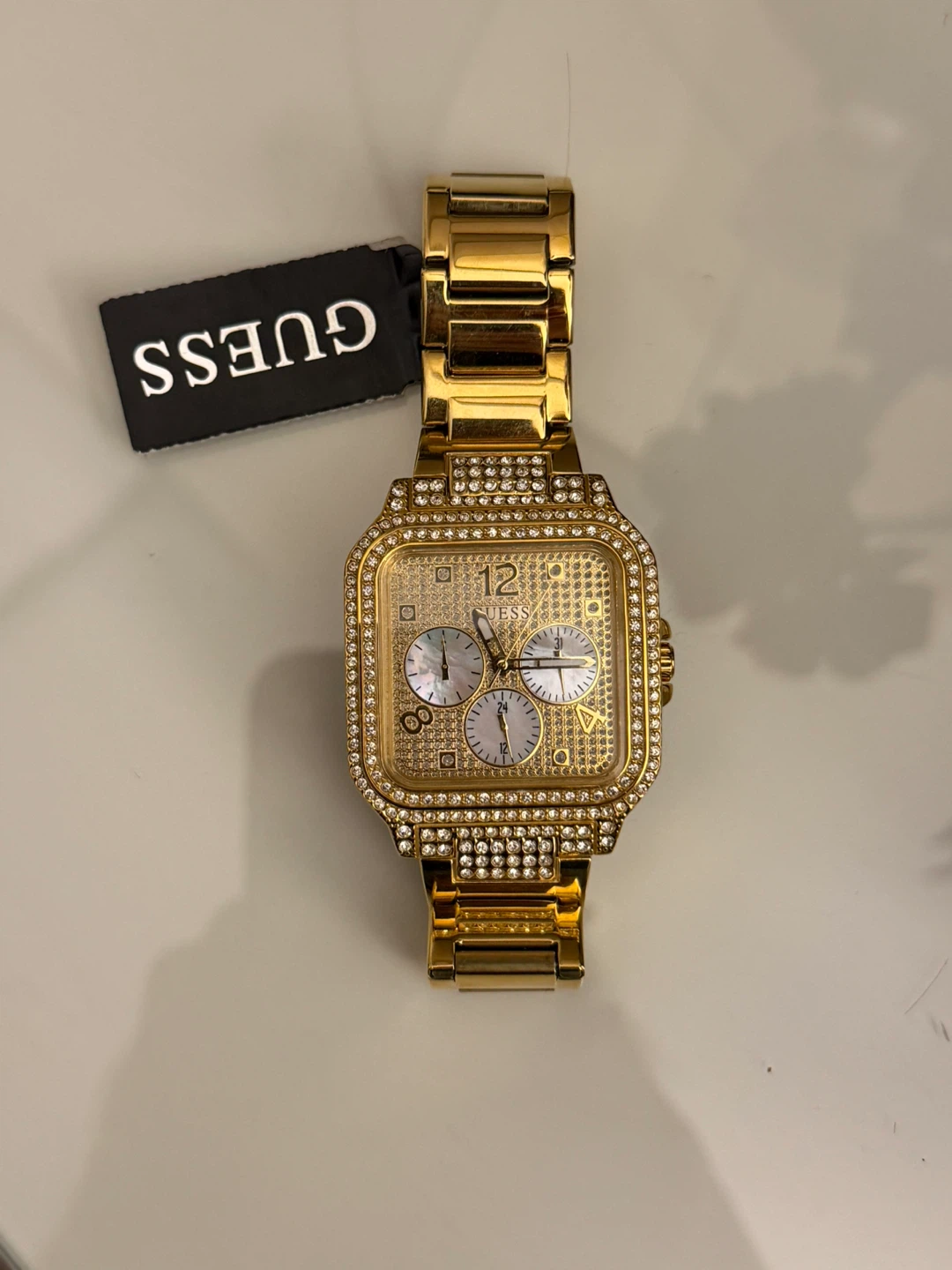Guess Women's Gold Crystal Watch - photo 3