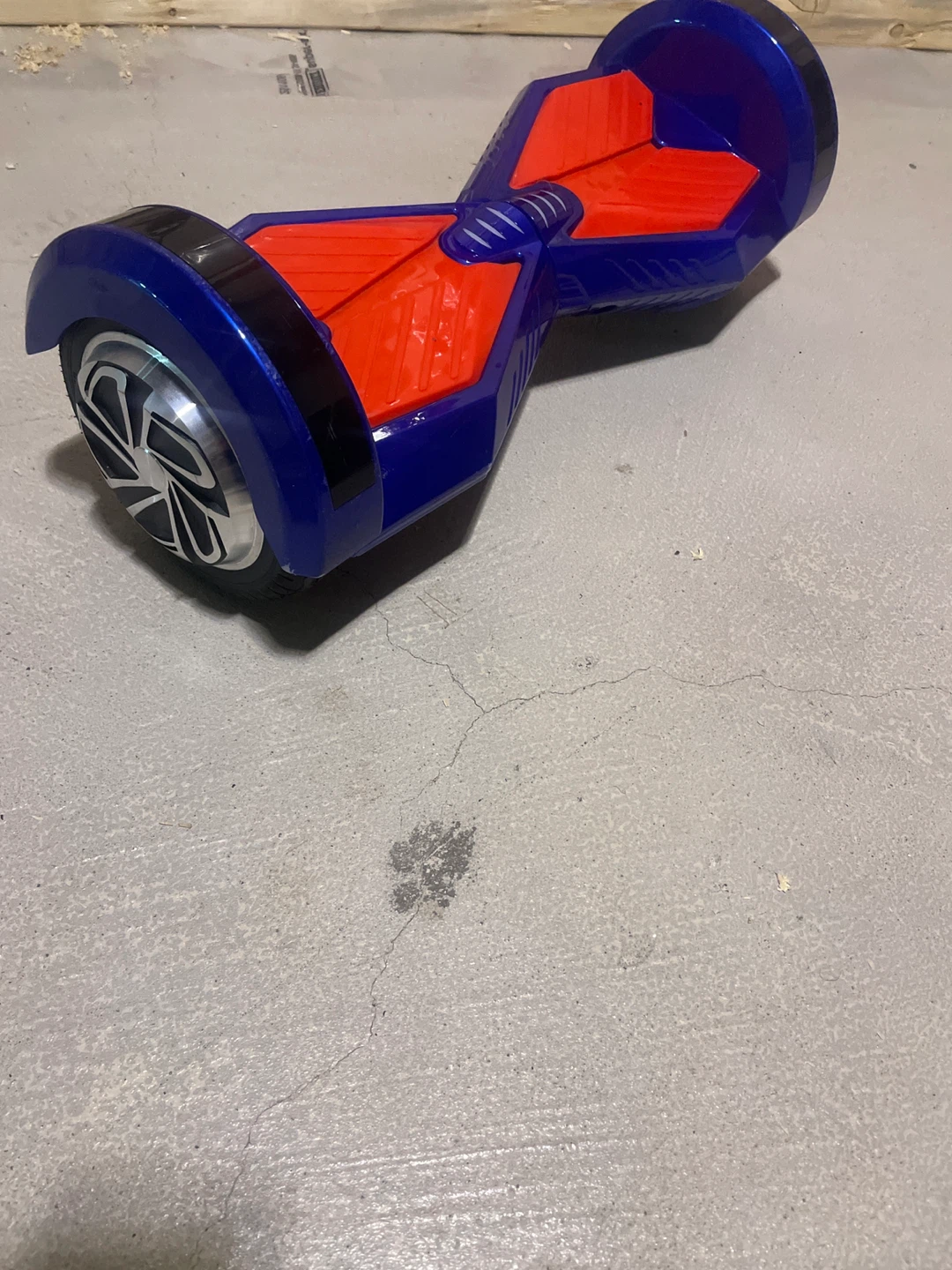 Blue and Orange Hoverboard (includes charger)