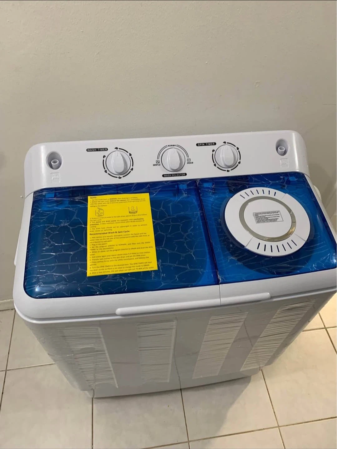 Twin Tub Portable Washing Machine - photo 3