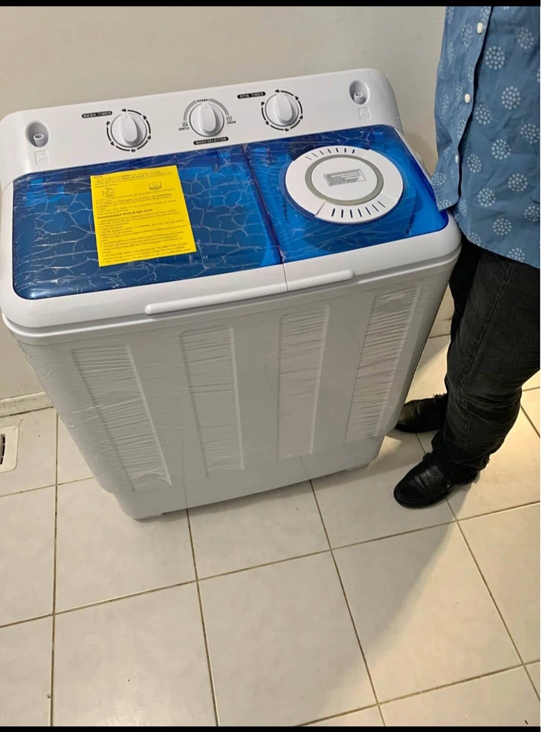 Twin Tub Portable Washing Machine - photo 2
